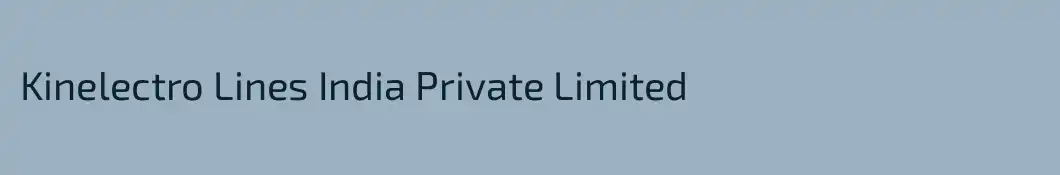 Kinelectro Lines India Private Limited